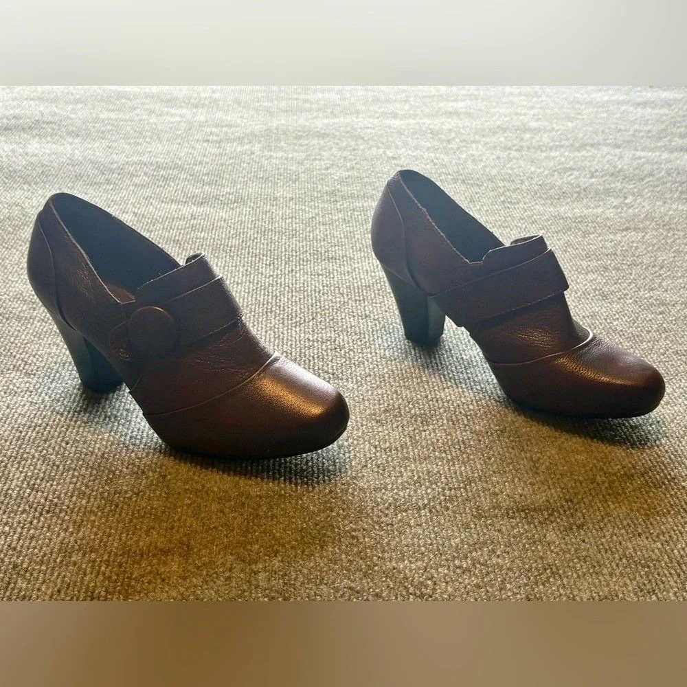 Clarks Brown Bendables Ruby Glam Ankle Booties